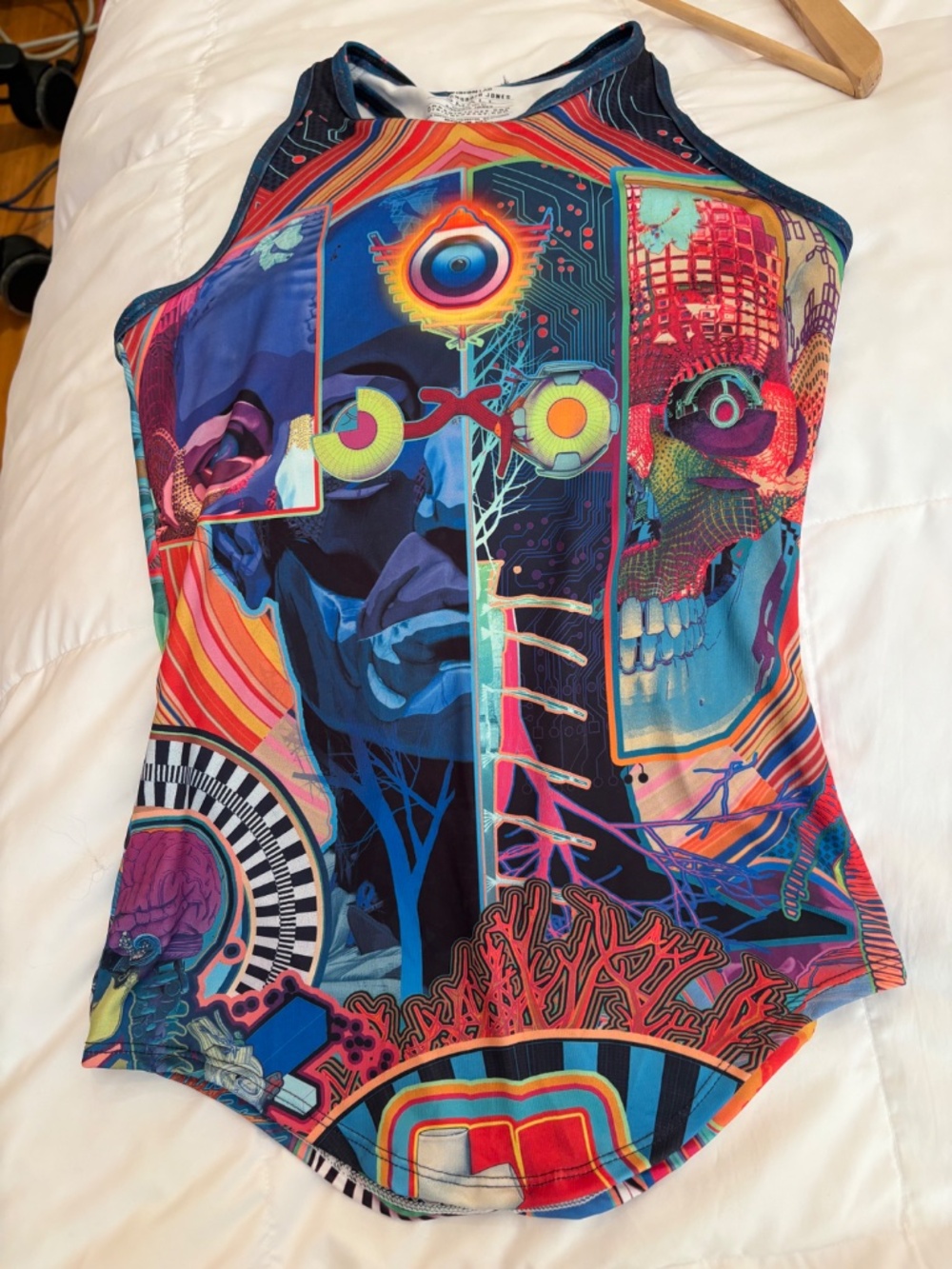 Vision Lab x Android Jones Psychedelic Tank Top Size Small - Picture 5 of 8